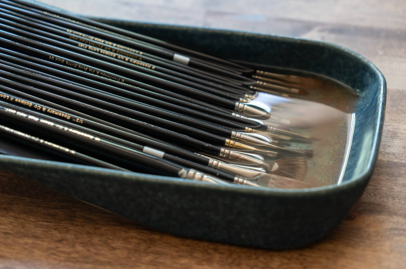 Solvent-free oil painting - The Savvy Brush Tray